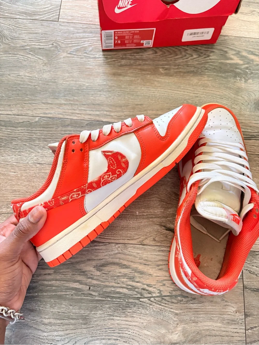Nike Dunk Low Orange Paisley